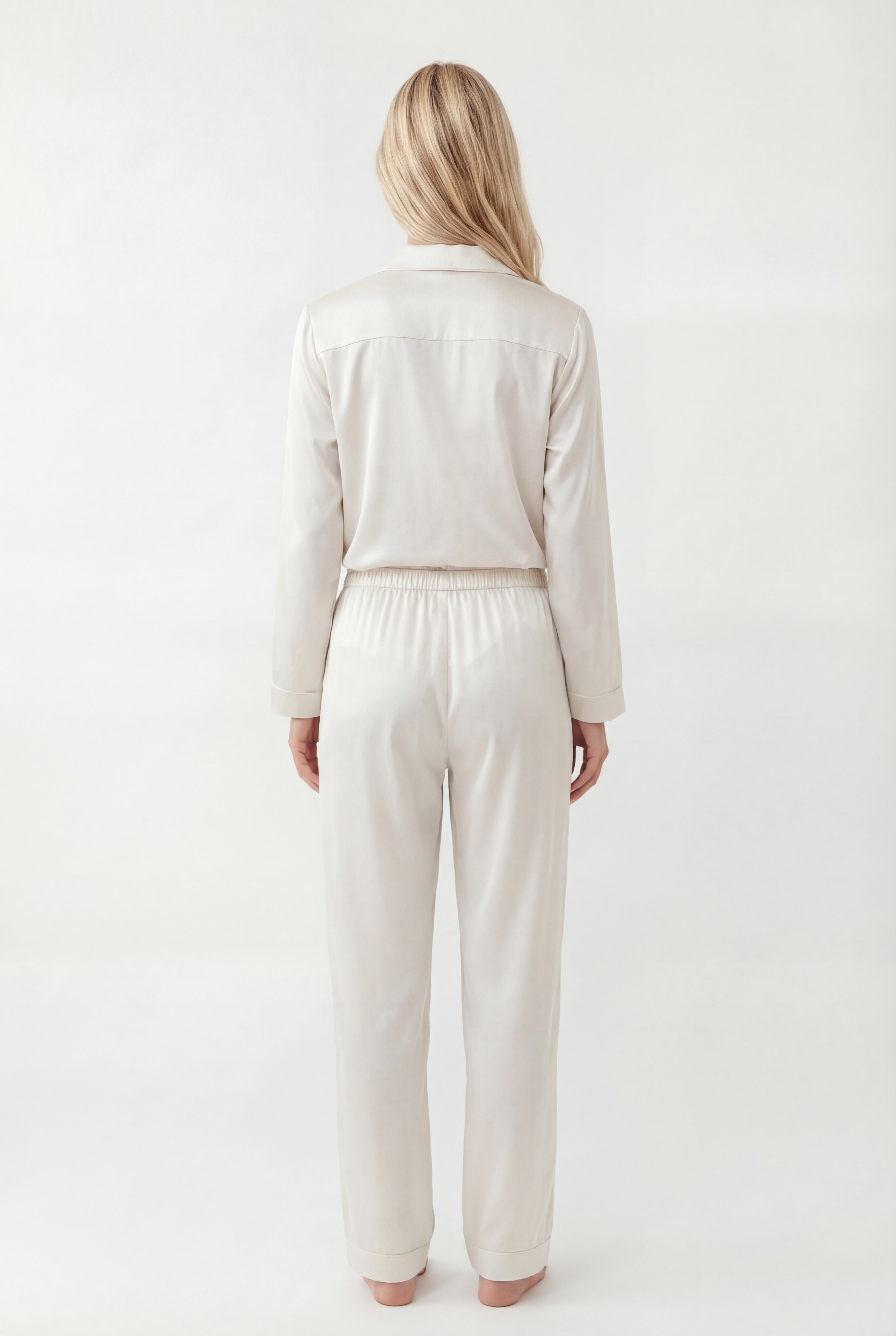 Ilgas Premium Šilko Pižamos Komplektas