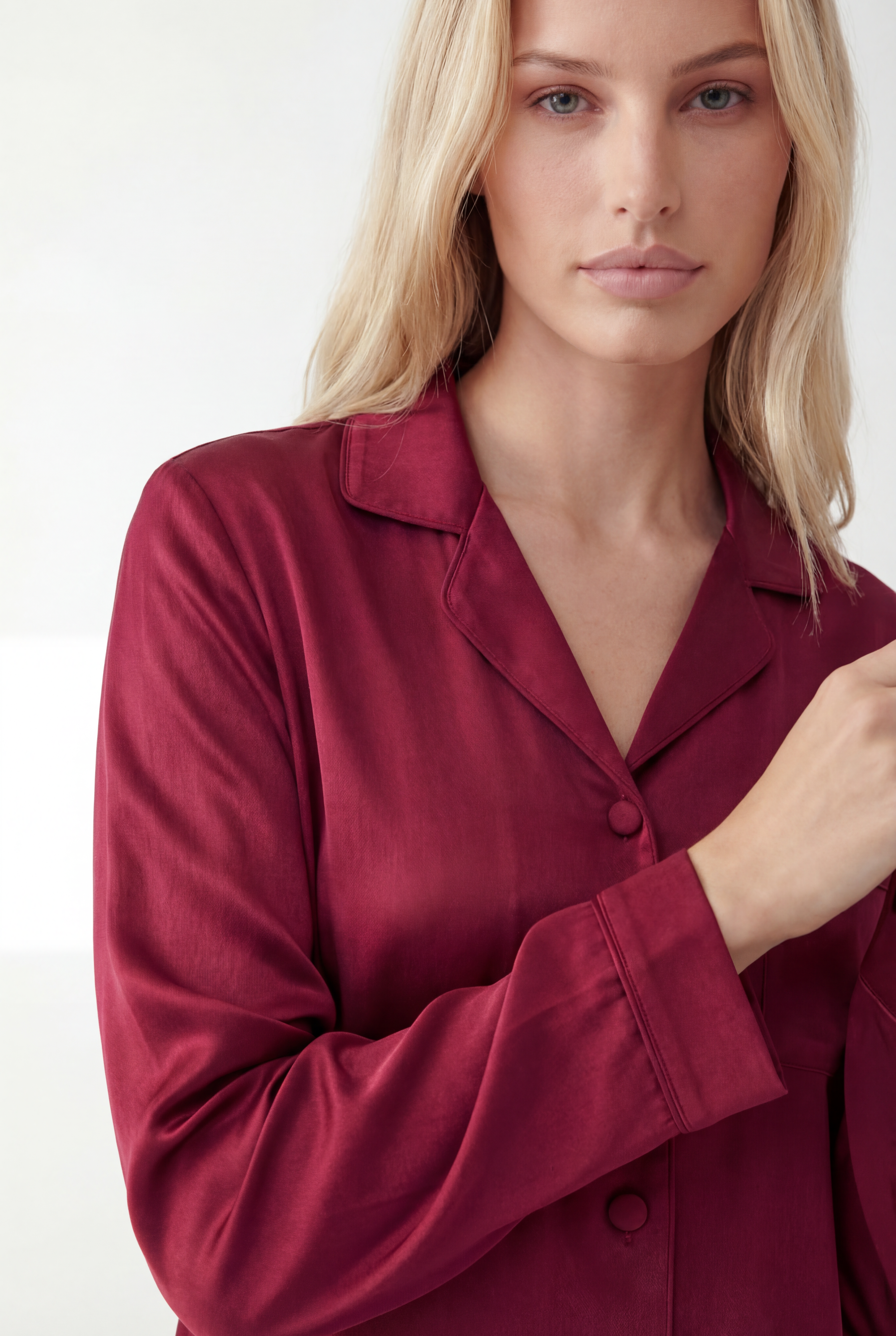 Ilgas Premium Šilko Pižamos Komplektas