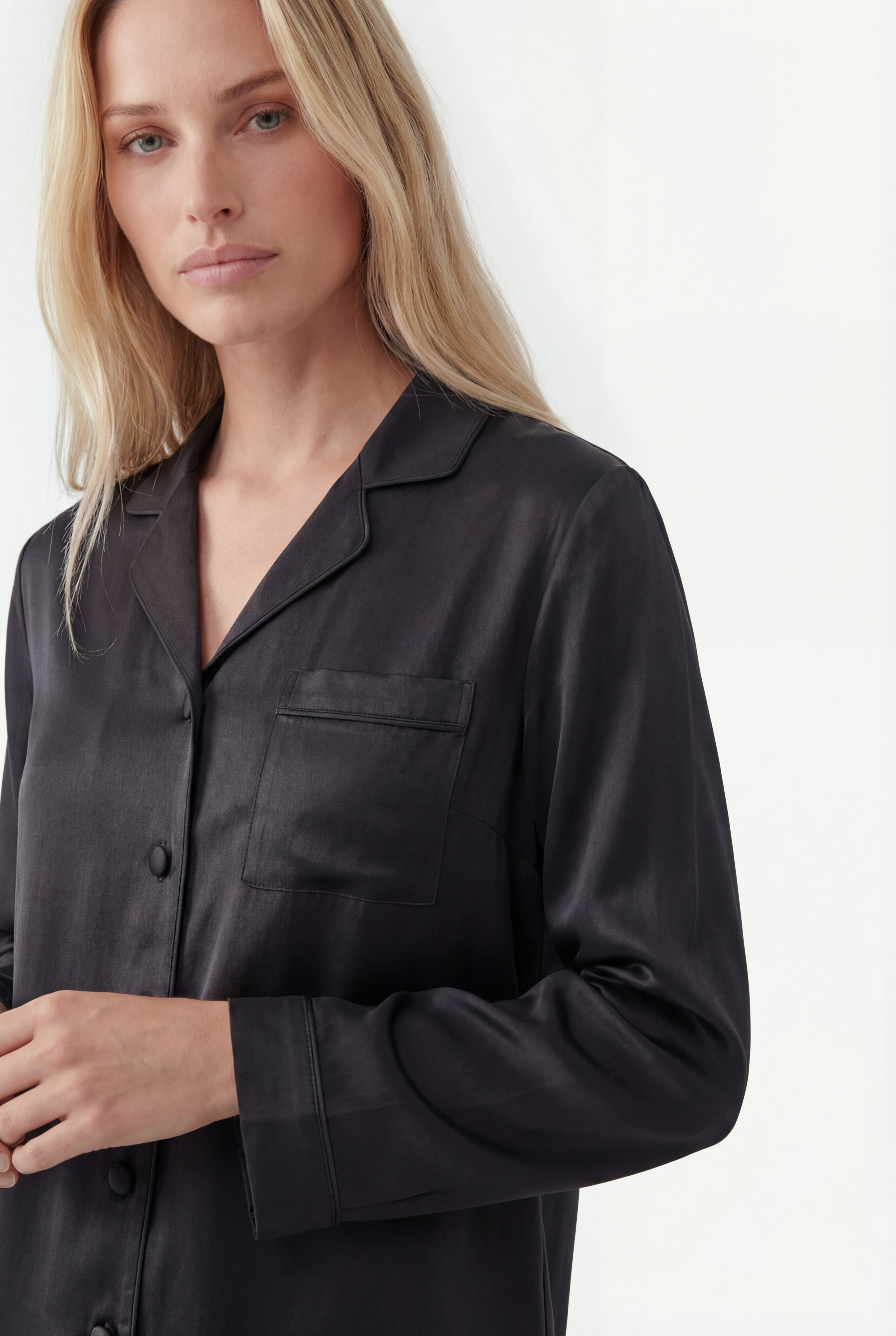 Ilgas Premium Šilko Pižamos Komplektas