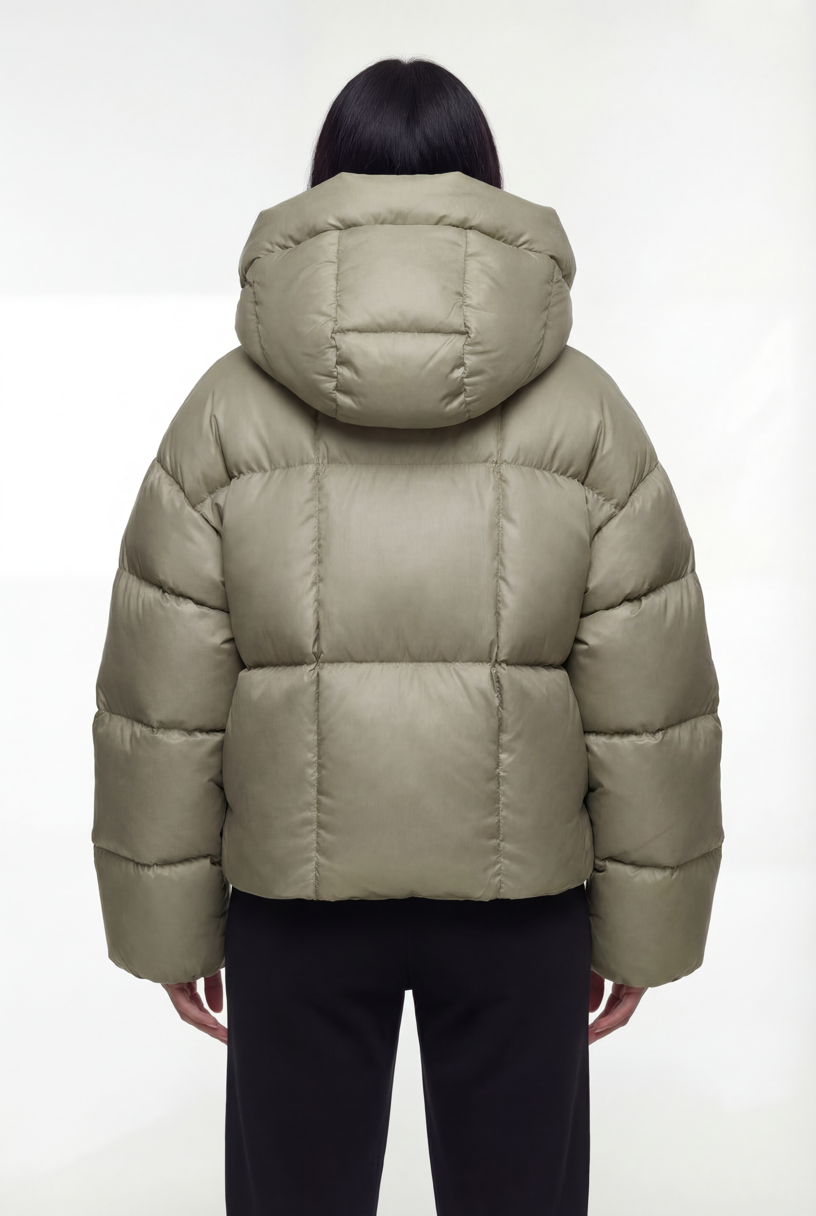 Oversize pūsta žieminė striukė