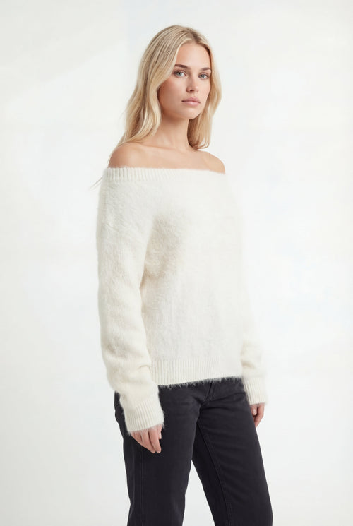 Éliane Pūkuotas Megztinis