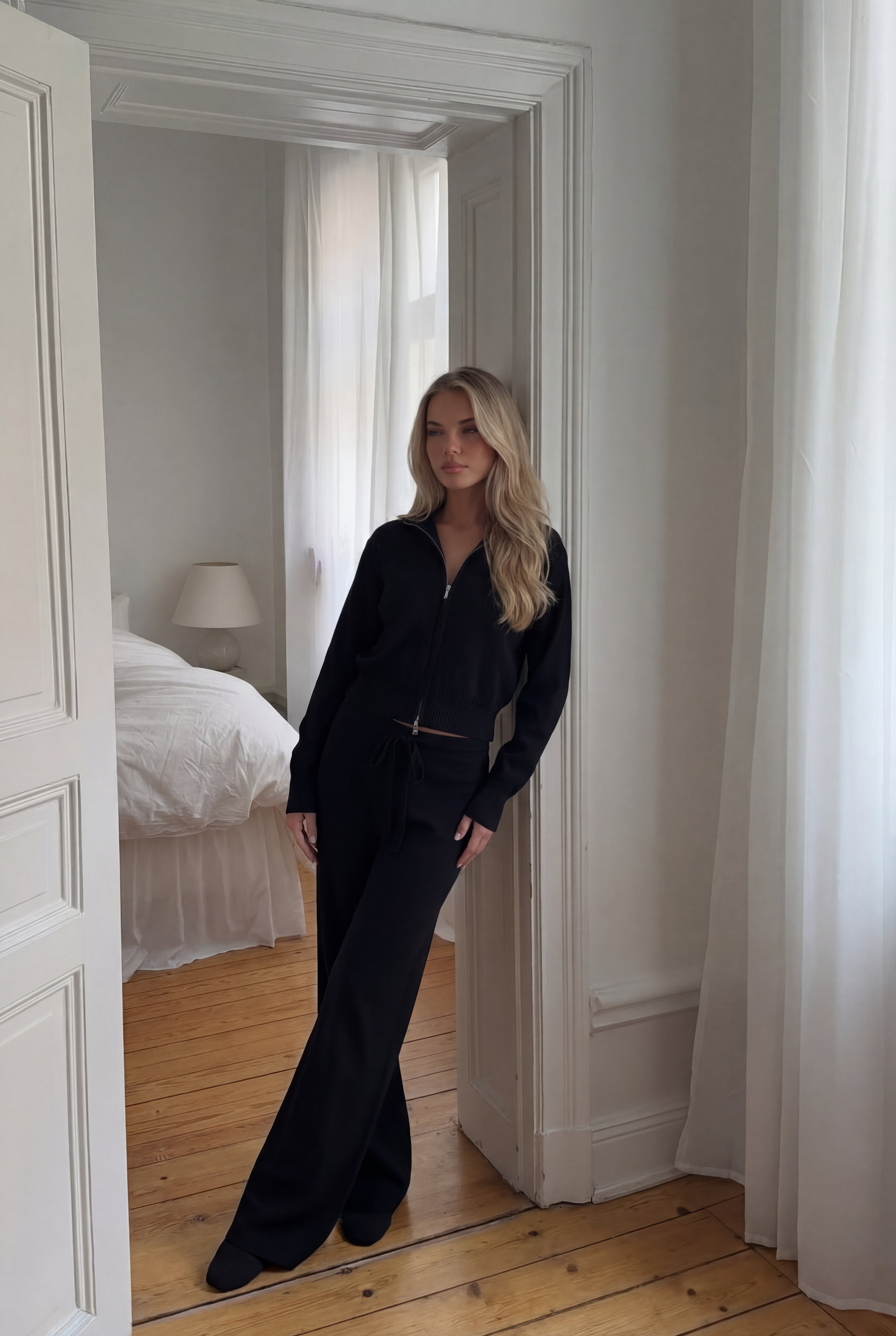 Megztas zip dviejų dalių komplektas