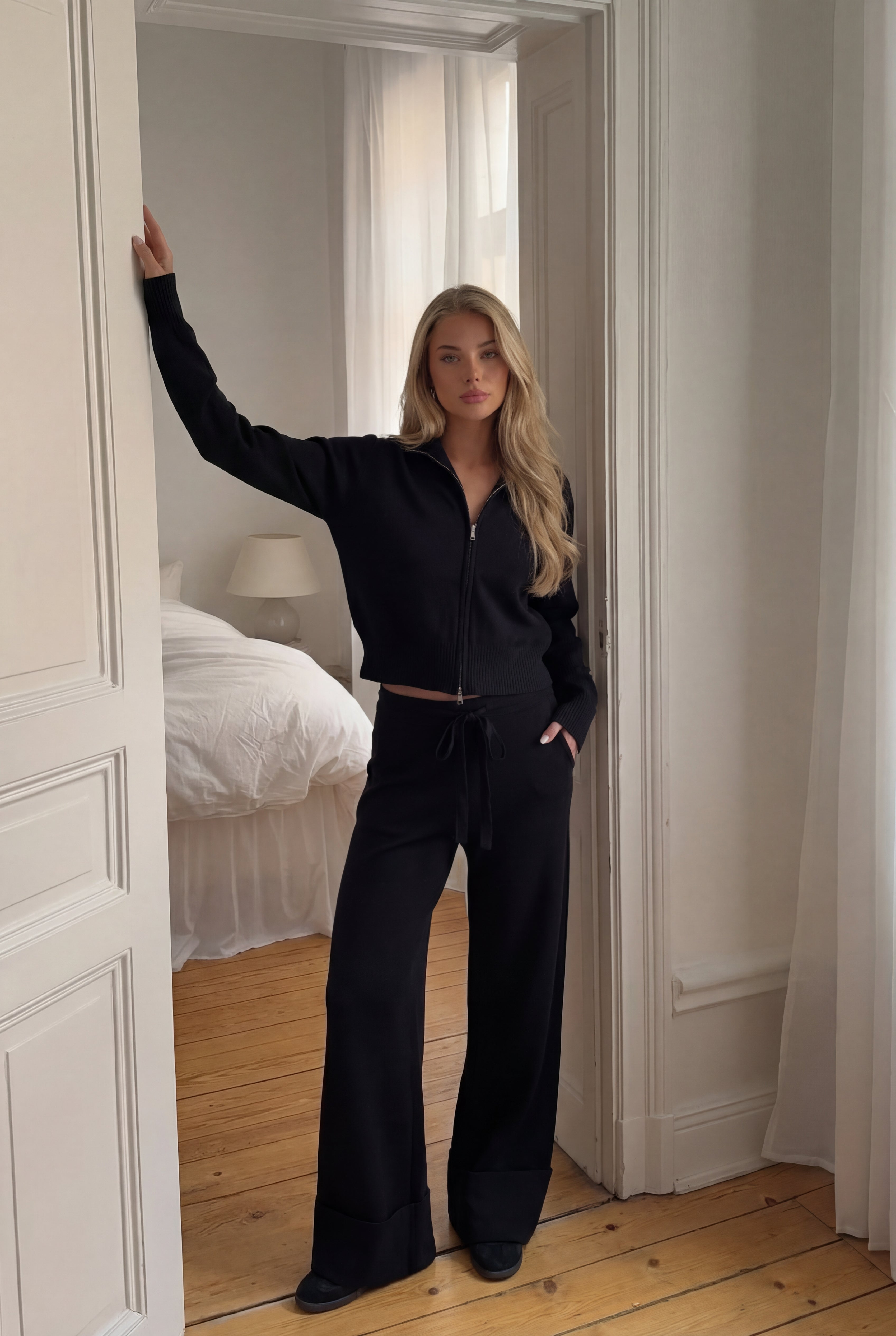 Megztas zip dviejų dalių komplektas