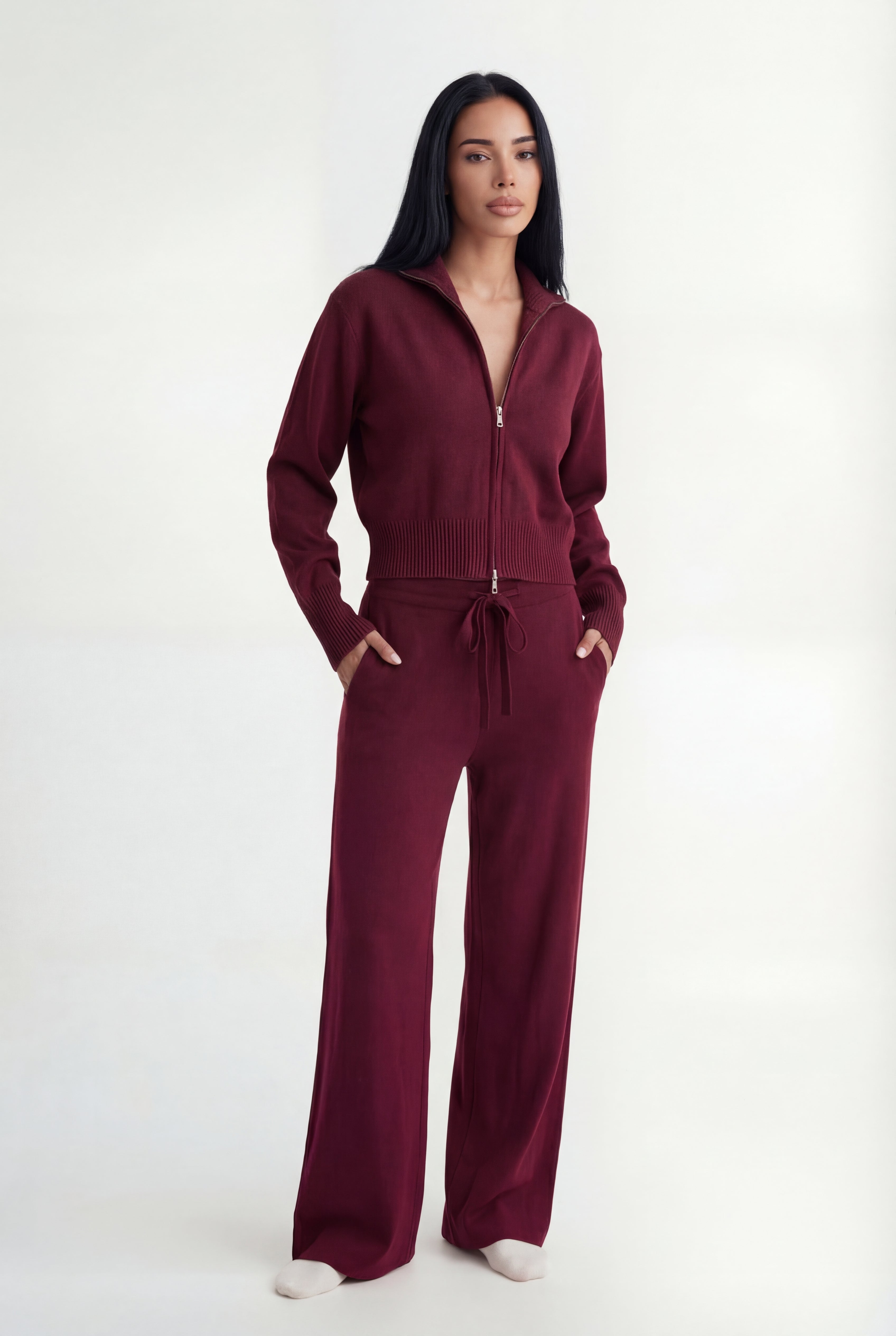 Megztas zip dviejų dalių komplektas