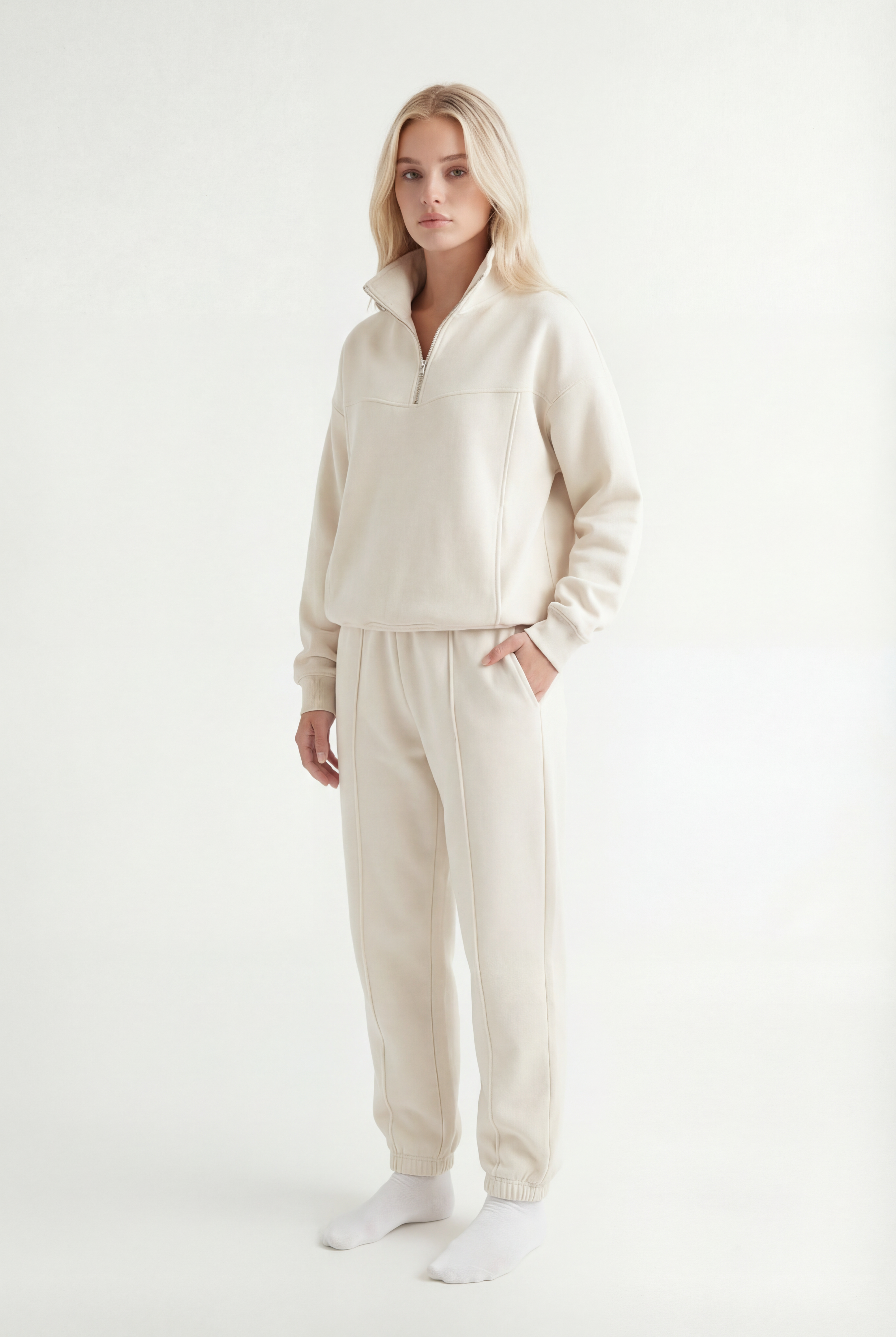 Komplektas su užtrauktuku dviejų dalių